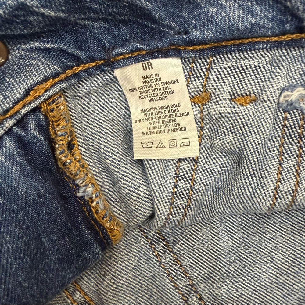 Aeropostale Women's Denim Y2K Mid Rise Flare Cargo Jeans Size OR - Picture 4 of 10